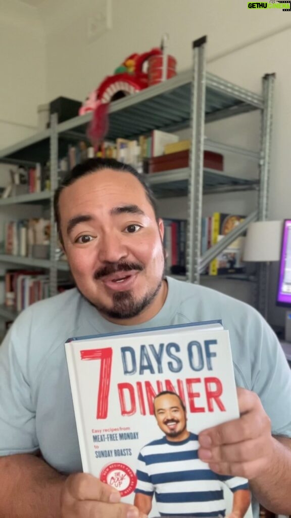 Adam Liaw Instagram - It’s here! My new book “7 Days of Dinner” is out in stores now. The hardest thing about making dinner isn’t the cooking, it’s deciding what to cook. So in this book I’ve got a chapter for every day of the week - Meat-free Monday, Taco Tuesday, Wok Wednesday, Thursday Night Pasta, Fish on Friday, Saturday Stews and Sunday Roasts! I really hope you like it! I think it’s my best book yet. You can grab a copy from the link in my profile, or from your favourite local retailer.