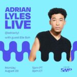 Adrian Lyles Instagram - SO SO EXCITED. MONDAY 5pm DOWNLOAD THE APP. FOLLOW AND TUNE IN. @onamp @amazonmusic #SWAG