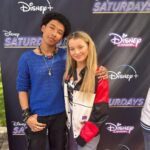 Adrian Lyles Instagram - Had so much fun at the Saturdays Premiere. Thank you so much @disneyplus @disneychannel for having me!
