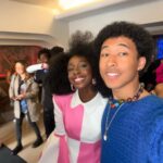 Adrian Lyles Instagram - Had so much fun at the Saturdays Premiere. Thank you so much @disneyplus @disneychannel for having me!