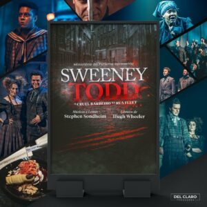 Adriana Del Claro Instagram - O musical da Broadway “Sweeney Todd - o Cruel Barbeiro da Rua Fleet” estreou no Brasil em 2022 e foi o musical de maior sucesso de bilheteria do 033 rooftop. A montagem imersiva do espetáculo encantou os fãs brasileiros com um elenco de tirar o fôlego. “Sweeney” foi dirigido por Zé Henrique de Paula e tem direção musical de Fernanda Maia. O espetáculo foi indicado a diversos prêmios e vencedor de tres categorias do Prêmio Bibi Ferreira.

The Broadway show “Sweeney Todd - the Demon Barber of Fleet Street” had its debut in Brazil in 2022 and is the most successful show ever presented at 033 rooftop in terms of tickets sale. The immersive production enchanted the Brazilian fans with a breathtaking casting. “Sweeney” was directed by Zé Henrique de Paula and orchestrated by Fernanda Maia. The musical was nominee to multiple awards is won three categories of Bibi Ferreira Awards 2022.

#sweeneytodd #delclaroproducoes #033rooftop #musical #broadway #musicalsp