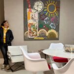 Adriana Del Claro Instagram - “Bebo da alegria mesmo em dias tristes” quadro do talentoso @bezalel.arte. Apaixonada.❤️ #aartenoschama #newcicle