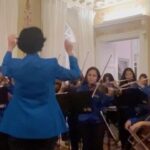 Adriana Del Claro Instagram - Tive a honra e o privilégio de acompanhar a Orquestra Chiquinha Gonzaga na Suiça. Formada por meninas mulheres que levaram a beleza e a força da Música Brasileira. Obrigada Simone, Moana, Danielle, meninas da orquestra e a Maestrina Priscilla. Viva as mulheres!! Preenchida de gratidão e amor por esse lindo trabalho social! Obrigada a Zurich Santander por mais um projeto em parceria. Zürich, Swiss