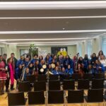 Adriana Del Claro Instagram - Tive a honra e o privilégio de acompanhar a Orquestra Chiquinha Gonzaga na Suiça. Formada por meninas mulheres que levaram a beleza e a força da Música Brasileira. Obrigada Simone, Moana, Danielle, meninas da orquestra e a Maestrina Priscilla. Viva as mulheres!! Preenchida de gratidão e amor por esse lindo trabalho social! Obrigada a Zurich Santander por mais um projeto em parceria. Zürich, Swiss