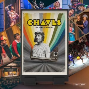 Adriana Del Claro Instagram - “Chaves - um Tributo Musical” é um dos musicais de maior sucesso da Del Claro Produções e vencedor do Prêmio Bibi Ferreira 2019 de Melhor Musical Brasileiro. O musical é original e conquistou os fãs do programa de televisão mexicano que fez parte da vida de muitos brasileiros. O espetáculo presta homenagem a Roberto Gomes Bolaños com direção de Zé Henrique de Paula, texto e direção musical de Fernanda Maia e coreografia de Gabriel Malo.

“Chaves - a Musical Tribute” is one of the most successful shows produced by Del Claro Produções and won the Bibi Ferreira Awards 2019 of Best Brazilian Musical. The musical is original and enchanted the fans of this successful Mexican TV Show that was part of the the live of many Brazilians. It’s a tribute to Roberto Gomes Bolaños and was directed by Zé Henrique de Paula, writted and orchestrated by Fernanda Maia with choreography by Gabriel Malo.
