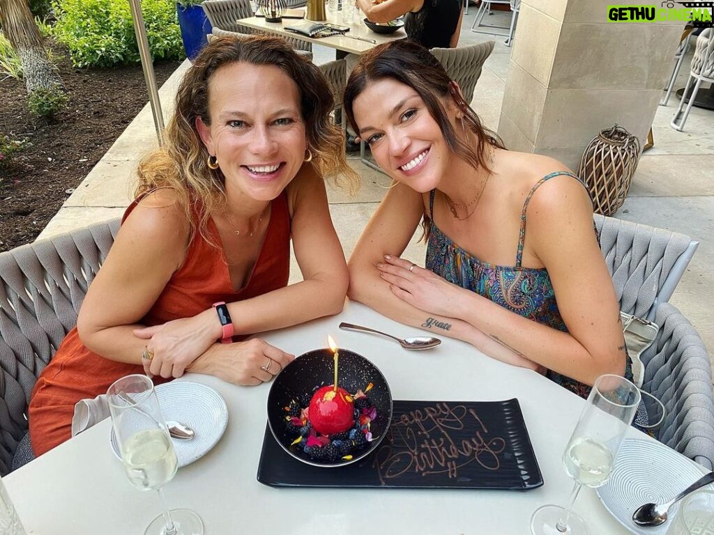 Adrianne Palicki Instagram - Couldnt have asked for a more perfect way to spend today than with one of the best people around 🥰 Love you endlessly @amixtape, thanks for making this birthday so special! 💋🎂 Austin, Texas