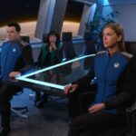 Adrianne Palicki Instagram - Have y’all seen the fifth chapter of @TheOrville, “A Tale of Two Topas,” yet? It’s out now on @Hulu! 🪐✨💋 #BTS #Repost @TomTheOrville