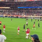 Agnez Mo Instagram - Monday evening well spent!! @arsenal 😎💃🏻 Plus, my boyfriend is a FANATIC Arsenal fan 😁 (Im still a loyal @leomessi ‘s fan tho) #AGNEZMO SoFi Stadium