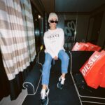 Agnez Mo Instagram - Blessed with vibes since birth. #AGNEZMO (Last pic: since my fans tagged me on that pic from 8 years ago, there u go, us youngins in the studio) Las Vegas, Nevada