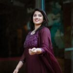 Aima Rosmy Sebastian Instagram - Elegance in every stitch: Presenting ‘Cranberry,’ a rich burgundy Salwar by Tazzels3. Unleash the beauty of deep hues. @tazzels3 👗 @midhun.mohan_ 📸 Dubai, United Arab Emirates