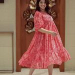 Aima Rosmy Sebastian Instagram - Dream big, twirl bigger.✨💃 Wearing @amazebyashiyajesel 👗 Click @thadiyan.photography 📸 Kochi,Kerala