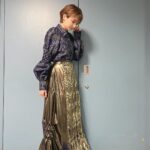 Akina Minami Instagram - プチブランチ衣装✨ 写真1・2枚目 ワンピース @snidel_official サンダル @reedit_official @the.pr_ ピアス @caki.jewelry リング @enn._official 写真3・4・5枚目 トップス、スカート @createclair @the.pr_ ブーツ @randa_pic イヤカフ(チェーン付き) @haku_fleur イヤカフ @ajinco_style 写真6・7枚目 トップス、アームカバー @aoiwanaka.official スカート　 @jilky_official ピアス @miina.gems 写真8・9枚目 セットアップ @avie_andensal ピアス @kumpel_by_p 靴 @randa_pic