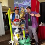 Alejandro Saab Instagram - Thank you everybody who came by the booth during @animepasadena!! It was a WONDERFUL and FUN TIME!! You guys are awesome and hopefully I’ll see you all soon 🙏 #animepasadena #pokemon #genshinimpact #cyno #leon #anipoke