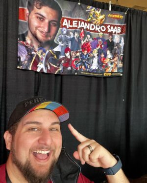 Alejandro Saab Instagram - Day 1 of @animepasadena is here!! I’ll be here all day and tomorrow! So come on by! #animepasadena