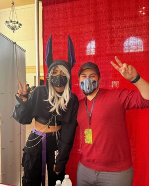 Alejandro Saab Instagram - Thank you everybody who came by the booth during @animepasadena!! It was a WONDERFUL and FUN TIME!! You guys are awesome and hopefully I’ll see you all soon 🙏

#animepasadena #pokemon #genshinimpact #cyno #leon #anipoke