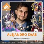 Alejandro Saab Instagram - HUNTSVILLE ALABAMA!! This weekend I’ll be in your area for KamiCon Hai! I’ll be there all weekend long signing and panels! Can’t wait to meet you guys 🫡 #cyno #jingyuan #miyamura #voice #voiceactor