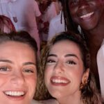 Alessandra Maestrini Instagram - Hoje foi noite de "Baila Comigo!" para celebrar os 30 anos da @revistacaras @carasbrasil Inúmeros amigos queridos e dançamos MUiTO! Por enquanto só tenho o registro do trio maravilha com os lindos @tiagobarbosaoficial e @giulia.nadruz Logo posto mais... 💋💋💋 Parabéns, CARAS!!! E muito obrigada pelo apoio sempre! B32 Faria Lima