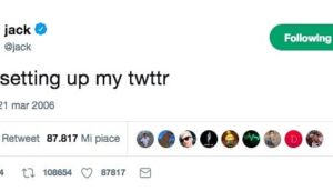 Alessandro Baricco Instagram - Breve lista di cose che vent'anni fa non esistevano e adesso sì.
Wikipedia (2002) 
Facebook (2005) 
YouTube (2005) 
Twitter (il primo tweet del 2006) 
Youporn (2006) 
Spotify (2008) 
Netflix (2008) 
Airbnb (2009) 
Instagram (la prima foto del 2010) 
Whatsapp (2010)