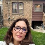Alex Meneses Instagram - I know what you’re thinking. Is this a photo of Alex at the MetGala. No, it’s me at my childhood home. Bye Lawndale.♥️😘 #metgala #southside #chicago #bungalow #chicagogirl Chicago, Illinois