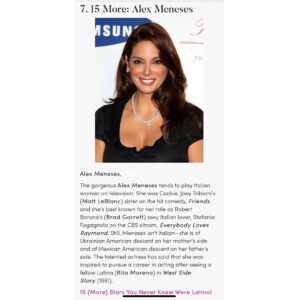 Alex Meneses Instagram - Yup.  My dad was from Mexico City!  Alot of folks don’t think I’m Mexican, but I am.  #hispanicheritagemonth #latina #latinxheritagemonth #mexicana 
@latina