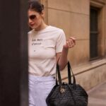 Alexandra Daddario Instagram - @dior handbags are my must have accessory. I’m going to need a bigger closet and more places to go!! @dior ❤️