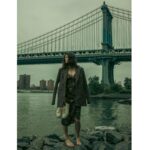 Alexandra Daddario Instagram - @stormsantos and I walked along the water on such a funny and sad weekend for me. Thank you for capturing what we hold in our hearts so well! And for being a part of our laughing fit!