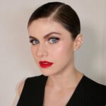 Alexandra Daddario Instagram - DIOR suit of my dreams 😴😘 @bobbyeliot @lotstar #DareinGrisDior #DareLaCollectionPrivee @Dior @DiorBeauty