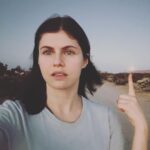 Alexandra Daddario Instagram - Go look at the moon!
