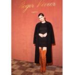 Alexandra Daddario Instagram - @rogervivier the best dinner with best people Thank you @laurabrown99 @lauradern @gherardofelloni
