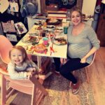 Ali Bastian Instagram - Merry Christmas from ours to yours!! ❤️❤️❤️❤️❤️❤️❤️❤️ Somehow managed to scramble together Christmas lunch by 12 - in time for Isla’s lunch! I’m hopeful we’ve all started to turn the Covid corner. That was an unexpected Christmas curveball! Very grateful to be hauled up with my little fam. Sending so much love to you all ❤️❤️❤️🎄🎄🎄🎄🎄🎄