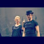 Ali Bastian Instagram - It’s time for my annual posting of my favourite BTS rehearsal photo of all time… If photos could talk! Sorry Nick… EVERY YEAR. Merry effing Christmas. 🤣🎄 ps. For any MT fans. Nick, Ash and I did ‘Me and My Baby’ 8 shows a week for a year and it still killed us every time. 🤣