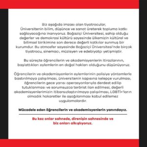 Alican Yücesoy Instagram - #KabulEtmiyoruz
#Vazgeçmiyoruz
#SahnedenBoğaziçineSelam