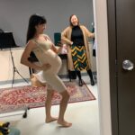 Alice Lee Instagram - Contrary to popular belief, sex is NOT the only way you can get pregnant! You can also just wear one of these super comfortable silicone thingies! #zoeysplaylist #fakepreggars #notactuallycomfortable