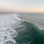 Alice Lee Instagram - W a v e s 💙 #happyholidays #nature #ocean #sunset #bird #soundon #calmingaf
