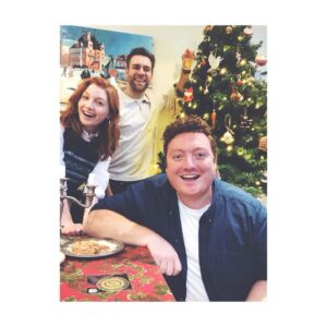 Alice Levine Instagram - From me and these two Merry XXXmas ❤️ see you for the most rescheduled tour in the history of live shows in 2022 🎉