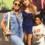 Alicia Keys Instagram - Big love to @taylorswift for your big beautiful spirit that makes everyone feel loved! Genesis adores u 💜💜💜