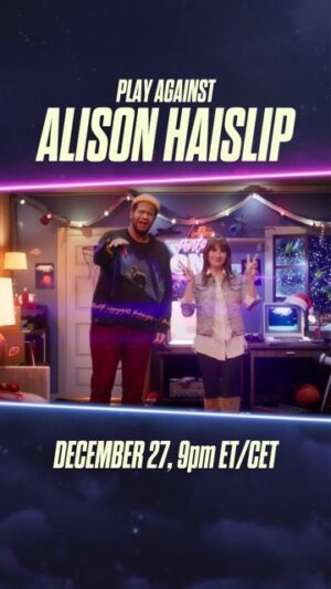 Alison Haislip Instagram - From BattleBots and G4! Actor, host, and nerd royalty Alison Haislip (@alisonhaislip) is stopping by the Arcade to celebrate the holiday season with Markus! They are both superfans of Lord of the Rings and will once and for all decide who knows the most about Middle Earth! 🌍

But the fun doesn’t stop there! Alison is looking to score big in Centipede and she’s got the aim of Legolas to inspire her! Will you accept her challenge and this epic quest? It’s all coming up in the next Arcade Show on December 27, 9PM ET/CET! Download the app and get practicing NOW! 🐛🌟

#gameshow#arcade#portalone#atari#retro#mobilegames