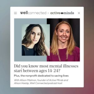 Alison Haislip Instagram - According to the American Psychological Association, more than a quarter of adults say that most days they’re too stressed to function. Also, most mental illnesses actually start when teens/young adults are in school. Luckily, a new generation is changing the way we approach addressing mental health by starting earlier.

In the newest episode of @muradskincare's podcast series "Why Is No One Talking About...", I chatted with @alisonmalmon, founder of @active_minds – a nonprofit dedicated to saving lives that supports mental health education for young adults – about how to make sure no one feels alone, the harrowing incident that drove her to create Active Minds, and hosting critical “stress less weeks” on campus communities around the country. Listen to it wherever you listen to podcasts or find the link in @muradskincare's bio.

For more, check out wellconnected.murad.com