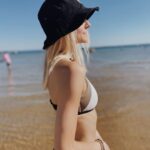 Alyssa Trask Instagram – Beach bum at heart🌞❤️