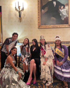 Amber Midthunder Instagram - We’re taking it back. Had the honor of celebrating indigenous heritage month with some pretty rad people🧡