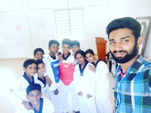 Ameer Vayalar Instagram - #friendstaekwondoacademy Me and my students #tkdkerala #ameervayalar
