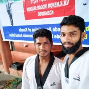 Ameer Vayalar Instagram - #friendstaekwondoacademy TAEKWONDO STATE KYORUGI REFREE/REFRESHER SEMINAR 2017. V.K.K MENON INDOOR STADIUM KOZHIKODE #tkdkerala #ameervayalar