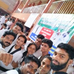 Ameer Vayalar Instagram - #friendstaekwondoacademy TAEKWONDO STATE KYORUGI REFREE/REFRESHER SEMINAR 2017. V.K.K MENON INDOOR STADIUM KOZHIKODE #tkdkerala #ameervayalar