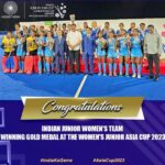 Ameer Vayalar Instagram – Incredible victory!
Our women’s team defeated 4 time world champion South Korea to bag 2023 Women’s Hockey Junior Asia Cup which is the first ever cup for India🇮🇳!
Congratulations team !
Congratulations India ! 
Very proud !
Hockey India #IndiaKaGame #HockeyAsiaCup #HockeyIndia #chakdeindia #india #indianteam