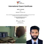 Ameer Vayalar Instagram - Successfully Completed International Coach Certificate #WT_COACH_CERTIFICATION_COURSE [#LEVEL_1] Sep 8-9 2020 Thanks to My Coaches & well wishers Especially our Brother Aswin Soman & Dr. Sandy Nair sir @aswin_soman @trainer.sandy #ameervayalar
