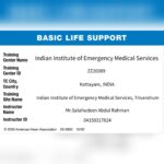 Ameer Vayalar Instagram - Yet another achievement in the series of International certification. With God's grace I have successfully completed the Basic Life support course by the American Heart Association, USA 🇺🇸🇺🇸 @american_heart @american_heart @trainer.sandy @aswin_soman #americanheartassociation #ameervayalar