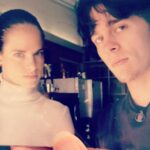 Amy Bailey Instagram - Happy birthday baby brother! 🤟🎉 @hipster_pterosaur I found this pic recently at mom and dad’s house and thought we looked appropriately inscrutable and churlish. Should we start a band? Maybe call ourselves The Dubious Duo? The Syblline Siblings? The Polysemous Pair? Doesn’t HAVE to have alliteration but sonorous sounds seem sellable 🥸 Suggestions welcome below 👇👇👇