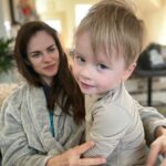 Amy Bailey Instagram - Terrible Twos are so passé…THREENAGER is where it’s at. This guy turned 3 last week and the sass levels have been real. I came home with the kids at 5pm yesterday, mumbled something to @miniateam about Archer screaming for a solid 15mins (at ambulance decibel levels) in the car, and promptly went to lay face-down on our bed. Archer (still screaming) came to lay beside me and we both passed out. A full 12 hours later, he and I are remarkably refreshed. He woke me up (at 5am, but hey 12hrs) and said with a smile, “Mom, that was a good sleep with you. I’m not mad anymore.” I had no illusions parenting would be easy, but I didn’t account for the long term (seemingly neverending) sleep deprivation that makes being kind and patient a big fat joke. Quality rest like I had last night is a rarity for Anthony and me anymore. I’m gonna ride this high for as long as I can ✌️