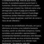 André Marinho Instagram - 🤣🚫⚠️ O AUTORITARISMO DETESTA O RISO! Minha reflexão sobre a censura prévia imposta pelo Ministério Público ao @leolins e a atual perseguição aos humoristas Brasil e mundo afora. Concordam? Discordam? Comente aqui a sua opinião e vamos conversar sobre o tema do dia! Seguimos juntos 🤝🚀