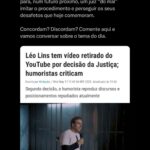 André Marinho Instagram - 🤣🚫⚠️ O AUTORITARISMO DETESTA O RISO! Minha reflexão sobre a censura prévia imposta pelo Ministério Público ao @leolins e a atual perseguição aos humoristas Brasil e mundo afora. Concordam? Discordam? Comente aqui a sua opinião e vamos conversar sobre o tema do dia! Seguimos juntos 🤝🚀